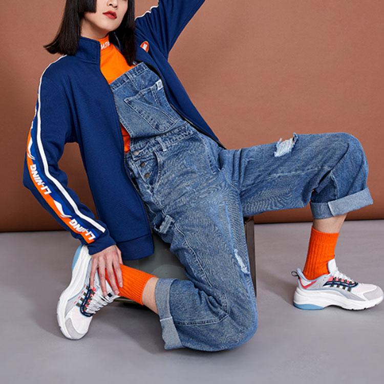 Li Ning Письмо Печать Стоячий Воротник Повседневная Куртка Унисекс Куртка Темно-Синий AWDQ368-10