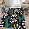 3D HD Dart Target Print Carpet! Bedroom Living Room Office Non-Slip Four Seasons Available Rug Multi-Sizes Non-Slip Fast Arrival