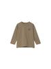 The North Face Long Sleeve Small Box Logo Classic Size 120 T-Shirt, Tee, Khaki,