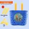 Multicolors Children Kids Basket Plastic Student Front Basket  Bike Accessories