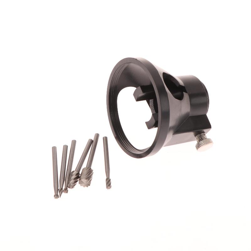 Guide Attachment Twist Drill Bit Rotary Router Milling Cutter Wood Carving Tool Kit Dedicated Locator Woodwork Tool For Dremel