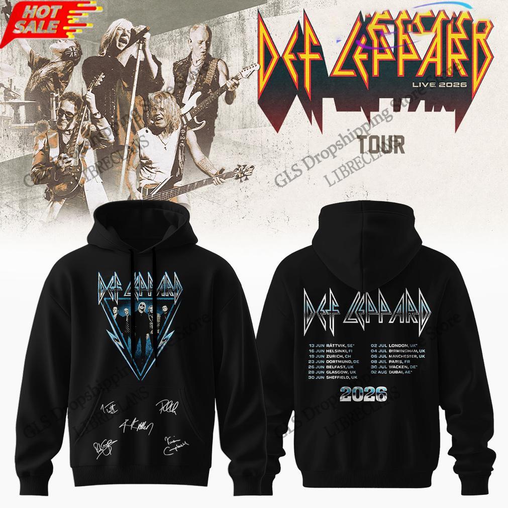 Худи с 3D-принтом Rock Band Def Leppard Live 2027 Мужские Женские Модные Худи Толстовка Унисекс Пальто Женские Свитшоты Мужская Одежда Тур