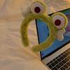 Korean Kawaii Frog Head Band Cute Makeup Plush Elastic Headband for Girls Headwear Kids Women Hair Accessories