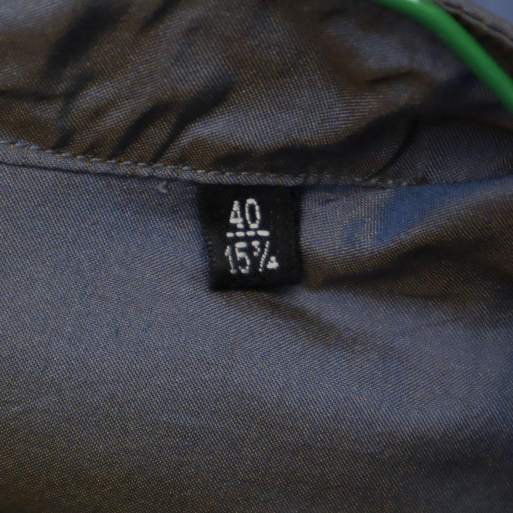 Неиспользованная GIORGIO ARMANI сделано в Италии рубашка с длинным рукавом и воротником-стойкой женская б/у