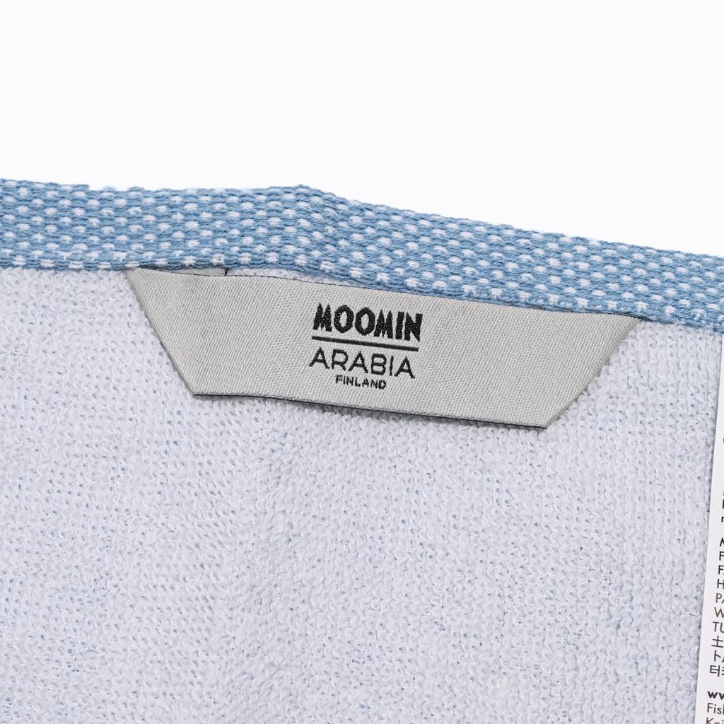 Arabia 2024 Winter Limited Edition Guest 30cm X Moomin Ski Jumping 1074790 Towel/Face Towel, 50cm, Design, [Used]