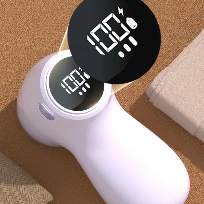 Портативный пылесос для удаления катышков с одежды, перезаряжаемая бритва для ткани, 3-скоростная электрическая бритва для удаления катышков со свитера, перезаряжаемая через USB