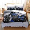 3D Motorcycle  Bedding Sets Duvet Cover Set With Pillowcase Twin Full Queen King Bedclothes Bed Linen
