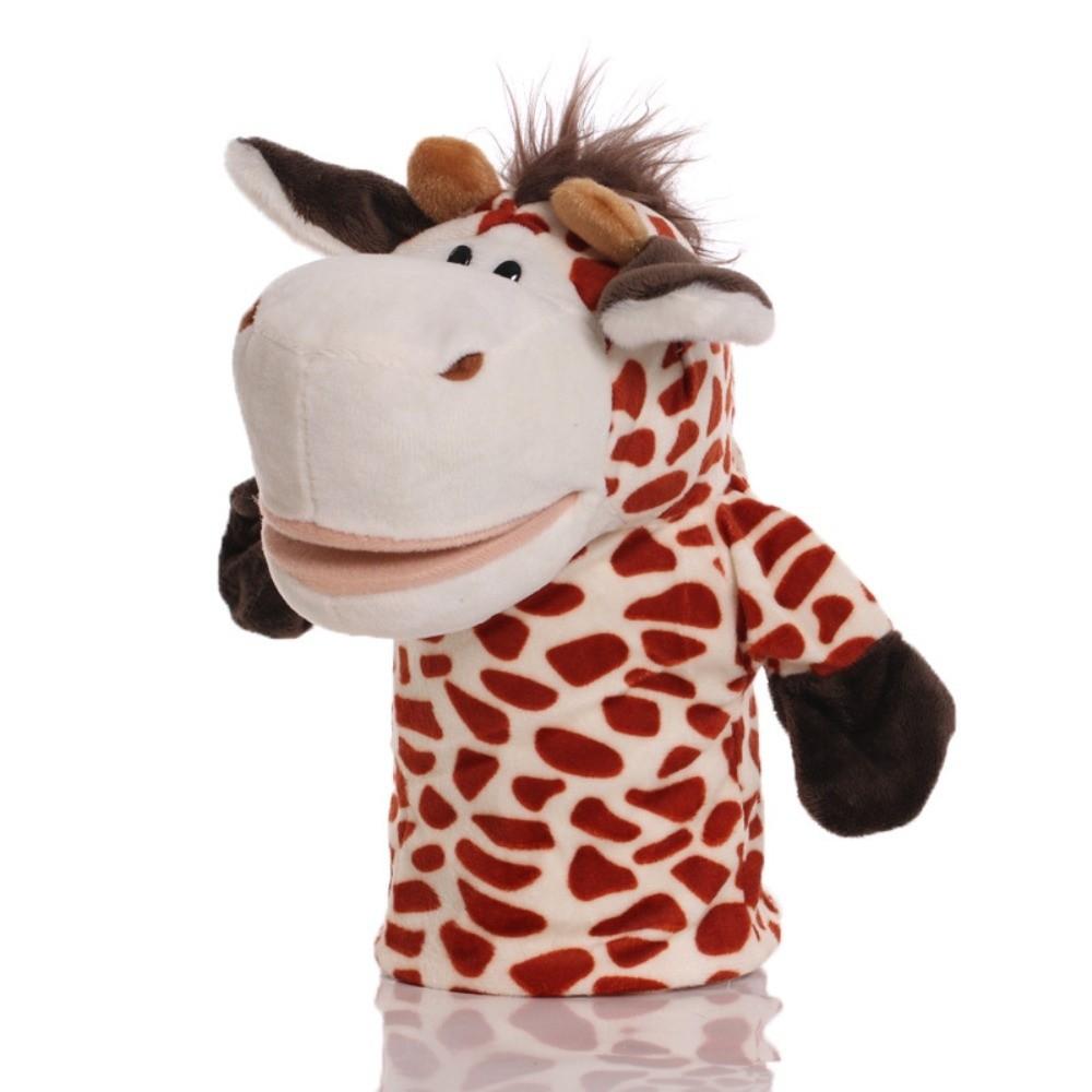 Cartoon Animal Hand Puppet Stuffed Appease Dolls Kid Gifts Hand Finger Puppets Early Education