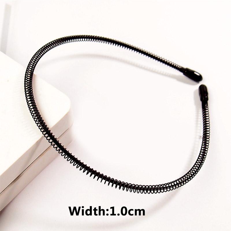 Модные женские мужские унисекс модные черные волны высокого качества 1 шт аксессуары повязка для волос металлический спортивный минималистский