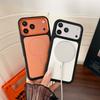 Двухцветный матовый матовый магнитный чехол для телефона для iPhone 17 Pro Max Air 16 15 14 Plus 13 12 11 Для Magsafe Защитный чехол