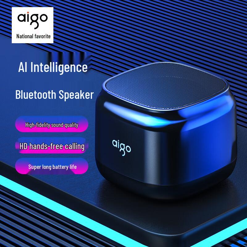 AI Умная Bluetooth-колонка Aigo T36, китайская вилка (адаптер в комплекте) (Китайская версия)