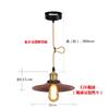 Retro Copper Pendant Light, Hanging Light, Ceiling Lamp, Nordic Style, Modern Industrial Style, E26 Base, Bulb Sold Separately, Steel Construction,