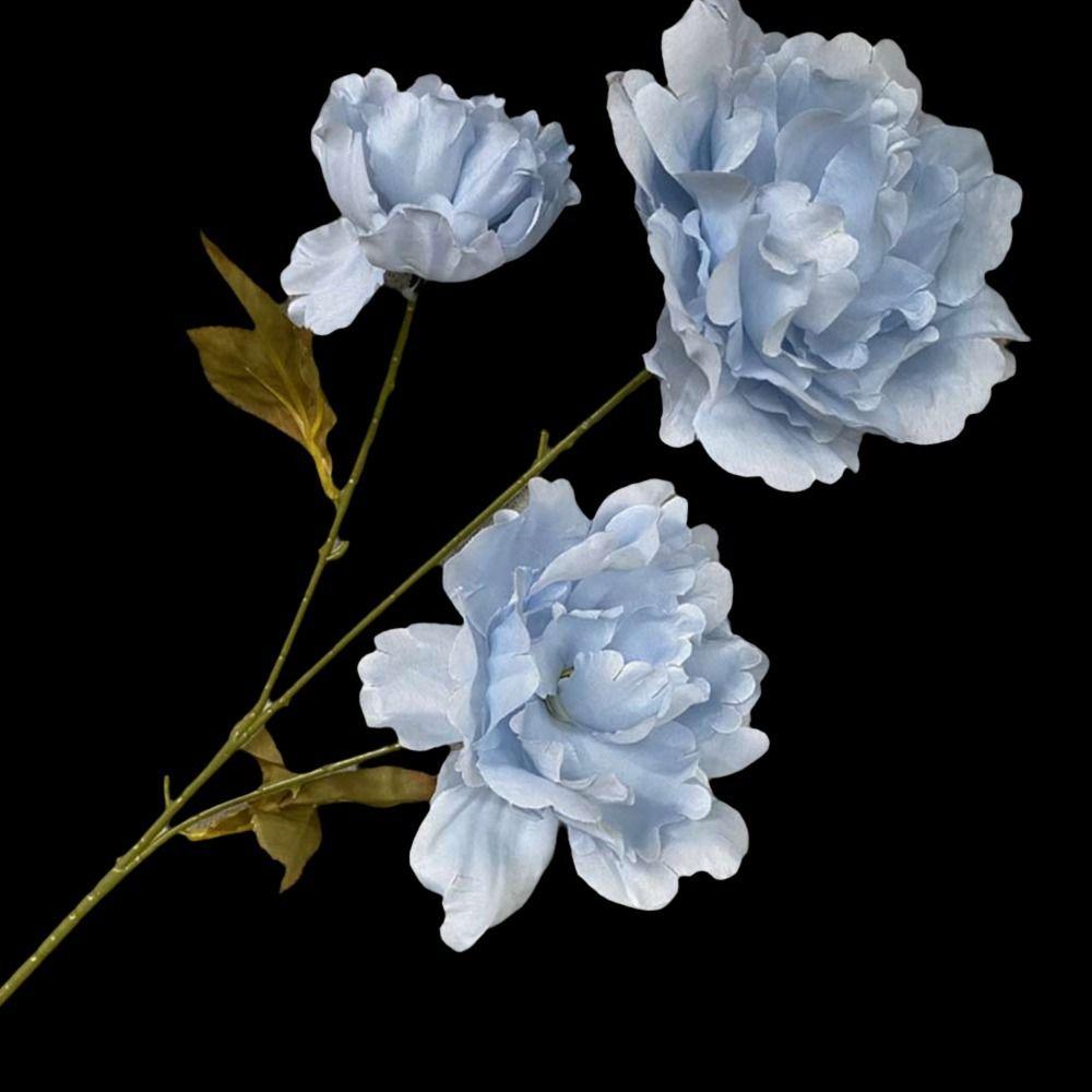 Многоцветный Пион Искусственный Цветок 3 Головки Листья Реалистичные Цветы Шелковые Лепестки Цветочная Композиция Искусственный Цветок Пион