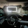 Car Sun Visor Vanity Mirror Big 3 Light Modes Rechargeable Car Makeup Mirror Touch Control Car Light Up Mirror Universal