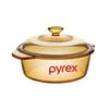 Прозрачный стеклянный горшок Pyrex