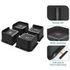4Pcs Bed Risers 2/3/4 Inch Lift Supports 5000lbs Heavy Duty Furniture Raisers Table Height Risers for Chair Sofa Couch Desk