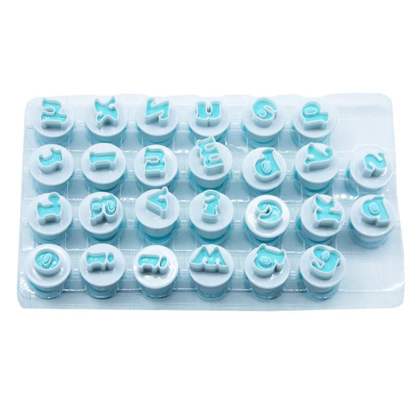 26 шт., прописные и строчные буквы английского алфавита, весенняя форма для печенья, форма для выпечки сахарного шоколада, декоративная печать