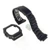 Modified Metal Stainless Steel Watch Strap for Small Square [syzynicy] GM-5600 DW5600/5610 (Black Set, DW5610)