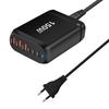 150 Вт Многопортовое USB-PD Быстрое Зарядное Устройство для Настольного Ноутбука
