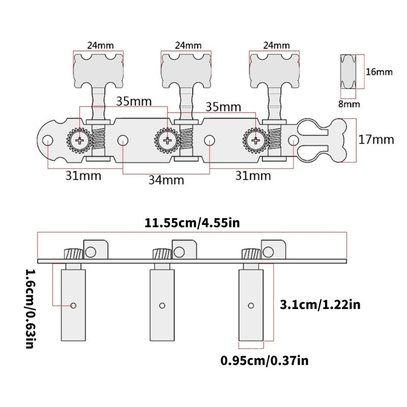 Колки для настройки гитарных струн, колки для классической гитары, ручки, ключ для настройки, левая и правая рука, тюнер для акустической гитары