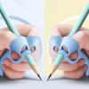 Yousheng 4Pcs/Set Silicone Pencil Gripper Finger Callus Prevention Correct Posture Aid Ergonomic Kids Non-Slip Pencil Holder