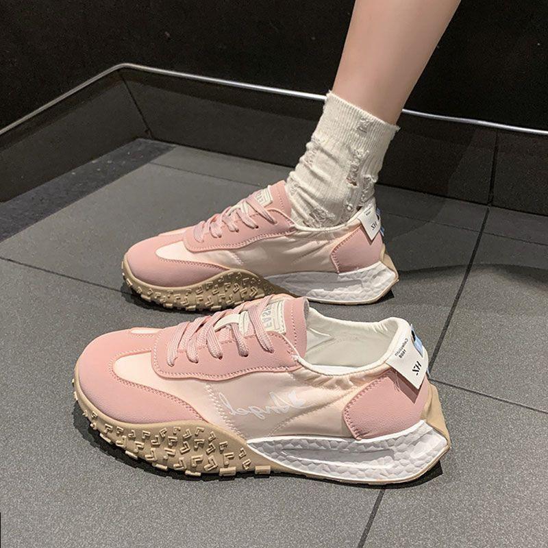 Женская обувь из сатина, обувь Форреста Гампа, платформенная подошва, модная, универсальная, дышащая, увеличивающая рост, повседневная спортивная обувь, немецкая тренировочная обувь