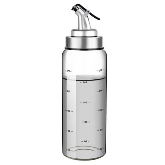 180/300/500 мл стеклянная бутылка для масла, герметичная, устойчивая к высоким температурам, весы, многоразовый дозатор для соевого соуса, уксуса, оливкового масла, приправы для кухни