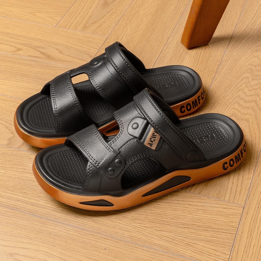 Summer Men Sandals Flat Soft Beach Sandals Fashion Comfortable Non-slip Sandals Lightweight Casual Men Sandals