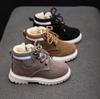 Bolalar uchun kundalik poyabzal Kuz Qish etiklari O'g'il bolalar poyabzali Moda Teri Yumshoq Sirpanmaydigan Qizlar etiklari Sport Yugurish poyabzali