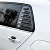 Для VW Golf MK7 MK7.5 2013-2019 Автомобиль Задняя Жалюзи Окна Боковая Крышка Шторки Отделка Наклейка Вентиляционное Отверстие Совок ABS Черный Карбоновое Волокно Авто