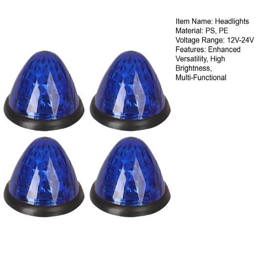 Светодиодные фонари-арбузы Насыщенный цвет Бамперные фонари Высокояркие Боковые габаритные фонари прицепа Фонари указателей поворота для полуприцепа