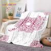 3D Mandala Yoga Flower Bohemia Meditation Nature Soft Flannel Blanket for Bed Bedroom Sofa Picnic,Throw Blanket Outdoors Leisure
