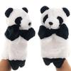 25cm Panda Plush Hand Puppet Animal Stuffed Doll Soft Glove Cartoon Role Play Bedtime Story Telling Kid Children Learning Muppet