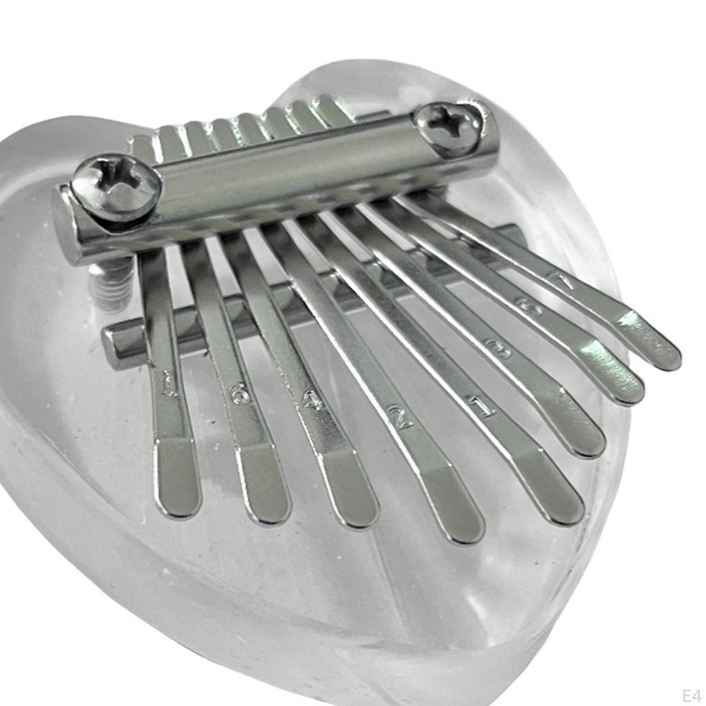 8 Key Mini Kalimbas Finger Piano Thumb Music Instrument for Adults Professional