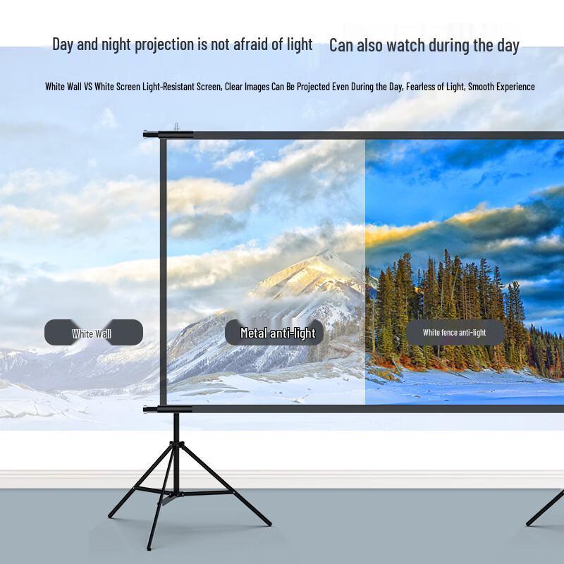 Outdoor Portable Anti-Light Projection Screen