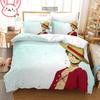 3D Hot Sale One Piece Quilt Cover Set Luffy Sauron Anime Bedding Set Quilt Cover with 2 Pillocase Bedroom Decor Teens Best Gifts