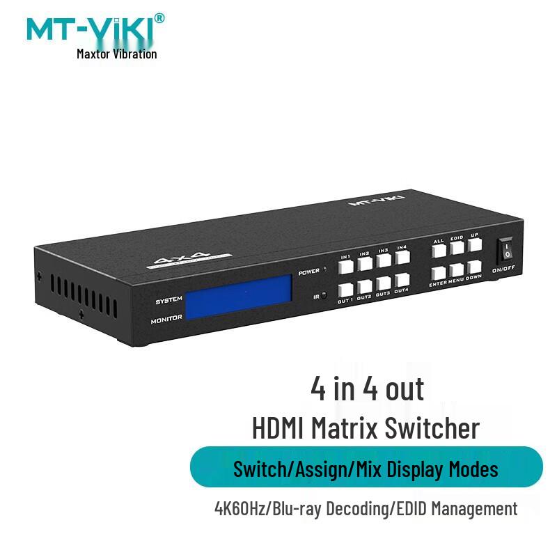 HDMI Матричные коммутаторы и видеоадаптеры MT-viki