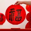 Printed Chinese Paper Lantern Paper New Year Festival Paper Lantern New DIY Painting Lantern