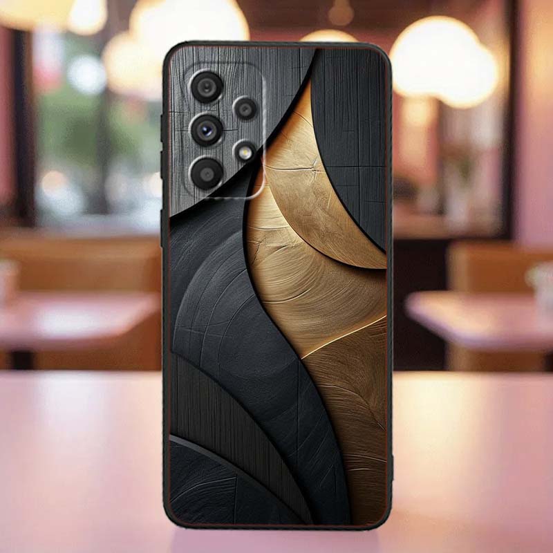 Винтажная иллюстрация компаса Чехол Для Samsung A41 A35 A34 A33 A32 A25 A24 A23 A21s A06 A05 A04 A03 Note 10 20 Ultra 5G Черный
