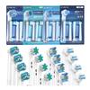 Compatible Labo Compatible Brush Braun Oral B Electric Toothbrush Replacement Brush Compatible Selection Set 4 Types 16 Pieces EB50 EB62 EB18 IP17