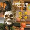 Halloween Outdoor Decoration Solar Lights, Waterproof Ghost Lights, Skeleton Stakes with LED Lights