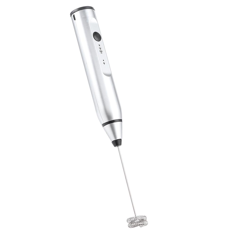 Rechargeable Milk Frother Electric Coffee Mixer Handheld Egg Beater Household Kitchen Tools