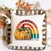 Pumpkin Fall Pillowcase Thanksgiving Party Decorative Sofa Chair Cushion Cover Bed Throw Pillow Case Home Decor Pillows Cases