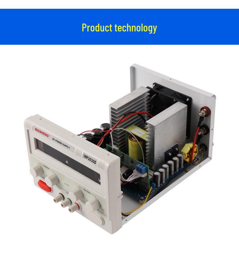 Maisheng High Power Adjustable DC Regulated Power Supply with Digital Display, 600V/800V Motor Electroplating & Aging Test