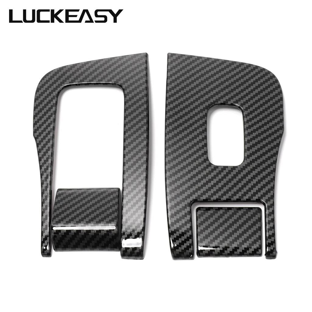 LUCKEASY For Tesla Model 3 Model Y 2017- Auto Interior Accessories Car Door Locks Window Lift Button Protection Patch
