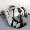 1pc Romantic Heart-Shaped Umbrella Automatic Opening/Closing, Foldable Design, Outdoor Use, Perfect Gift for Fans & Travelers!C058