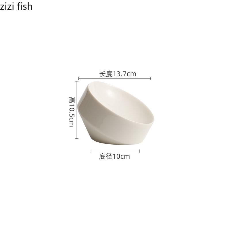 Креативная керамическая тарелка со скошенным краем Специальная десертная тарелка Тарелка для димсамов Тарелки для суши Витрины для молекулярной кухни в отеле