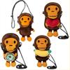 Monkey Mobile Phone Bag Milomonkey Phone Bag Shoulder Bag Monkey Holding Bananas Monkey Holding Bananas Kawayi Plush Doll Gifts