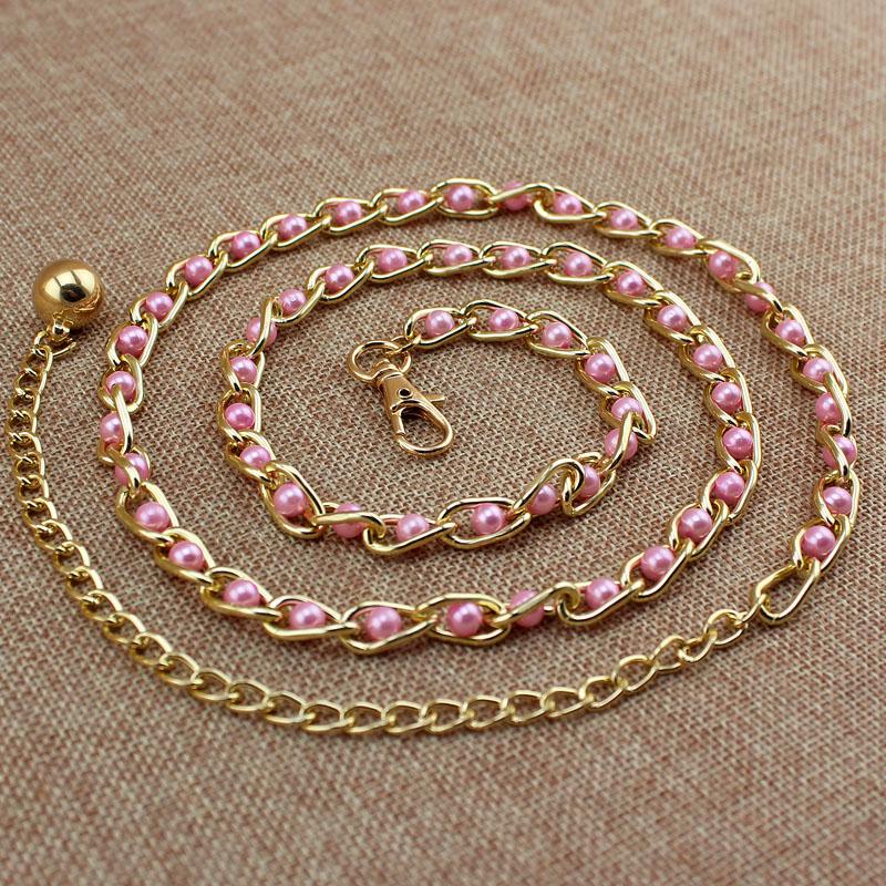 Жемчужная цепочка Wild Fine Chain Chain Металлическая цепочка Wild Fine Waist Chain