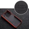 MELKCO For Xiaomi 15 Case Genuine Cow Leather PC Phone Cover Magnetic Case